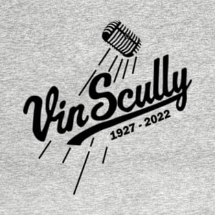 Vin Scully Microphone 1927 - 2022 Vol.2 T-Shirt